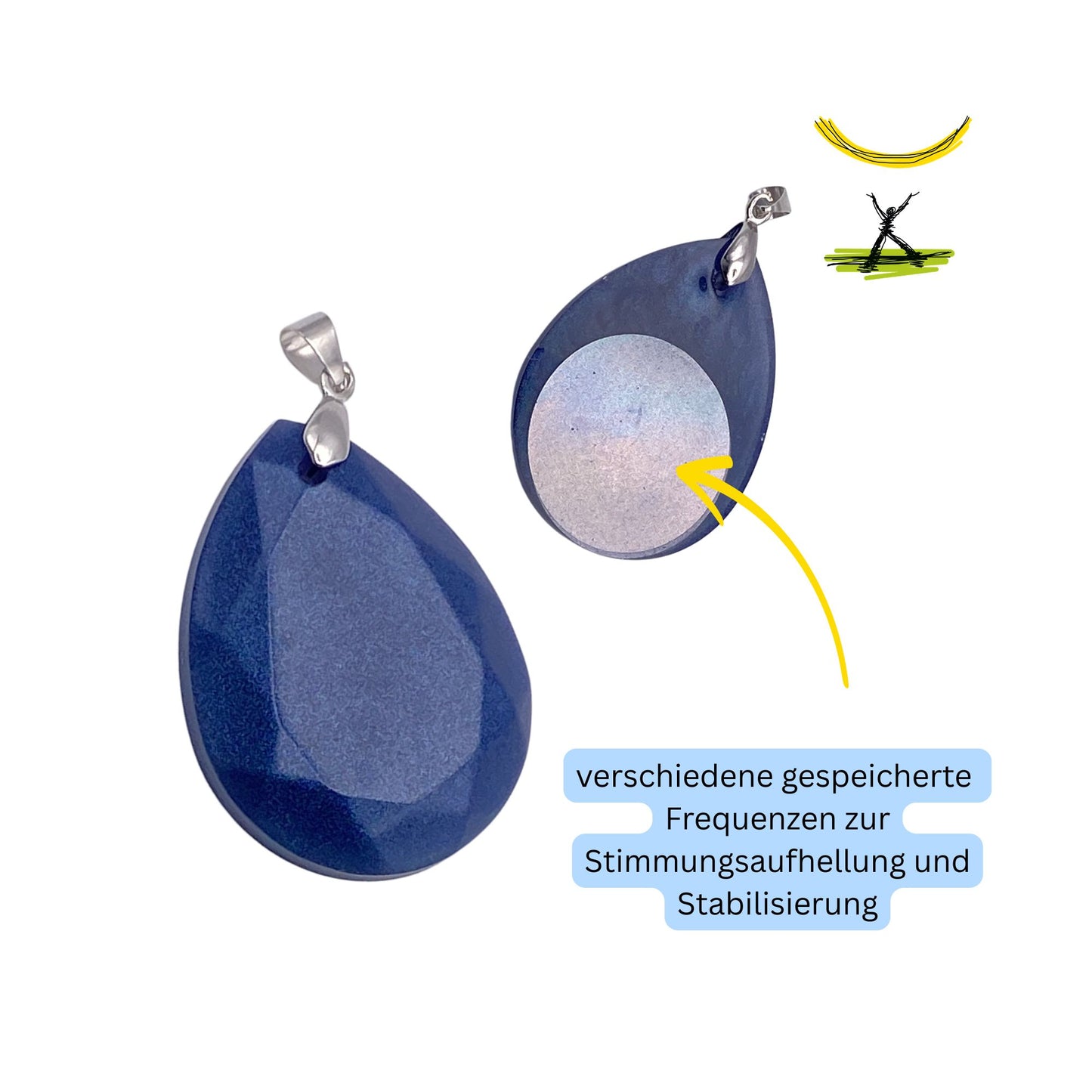 3x Frequenzanhänger "balance", "boost" und "joy"