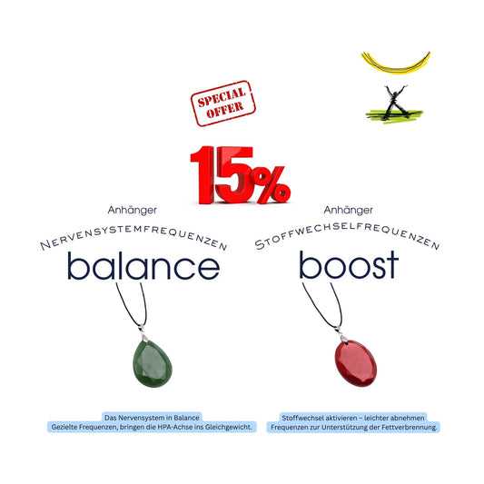 2x Frequenzanhänger "balance" und "boost"