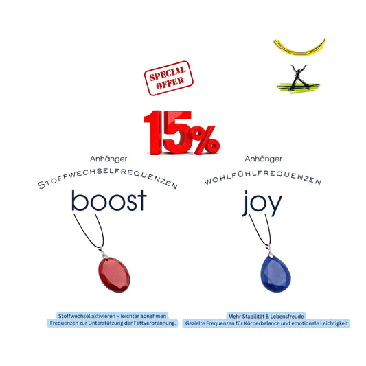 2x Frequenzanhänger "boost" und "joy"