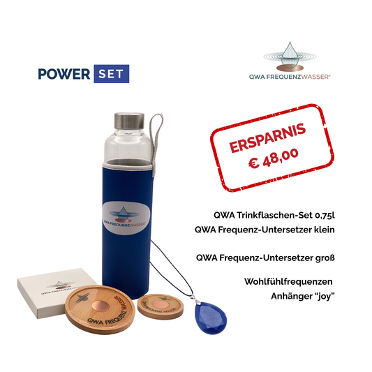 QWA Frequenzwasser Power-Set