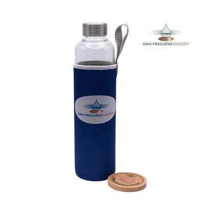QWA Trinkflaschen-Set 0,75l inkl. QWA Frequenz-Untersetzer