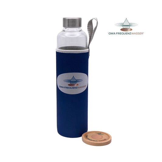 QWA Trinkflaschen-Set 0,75l inkl. QWA Frequenz-Untersetzer