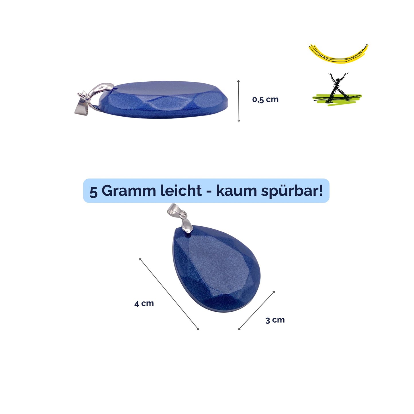 Anhänger Wohlfühlfrequenzen "joy"